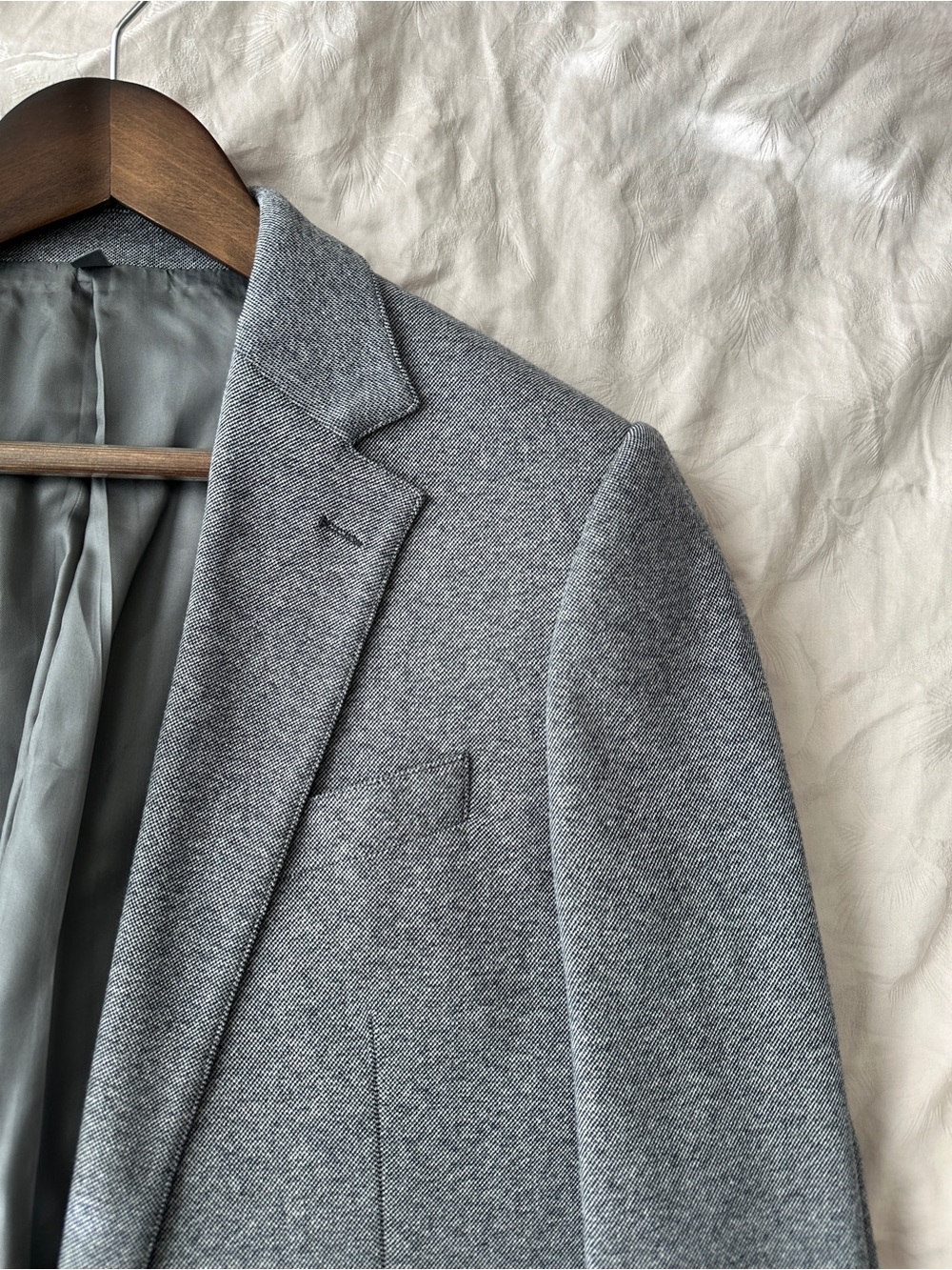 Bonobos Jetsetter Lanificio Fortex Blazer Sport Coat Mens 38R Gray Standard Fit - Picture 1 of 12